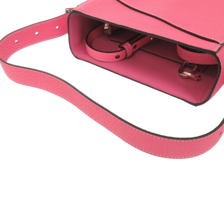 新品同様 ボナベンチュラ ミカ バッグ レザー ピンク 2way ショルダー