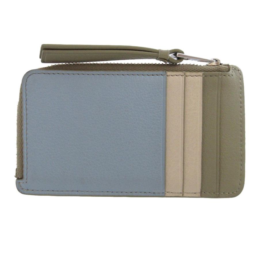 LOEWE（ロエベ） パズル 23年製 レザー グリーン 緑 カードケース