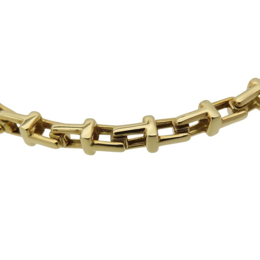 TIFFANY&Co.（ティファニー） 美品 K18YG Tナロー チェーン ネックレス