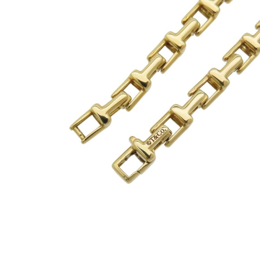 TIFFANY&Co.（ティファニー） 美品 K18YG Tナロー チェーン ネックレス