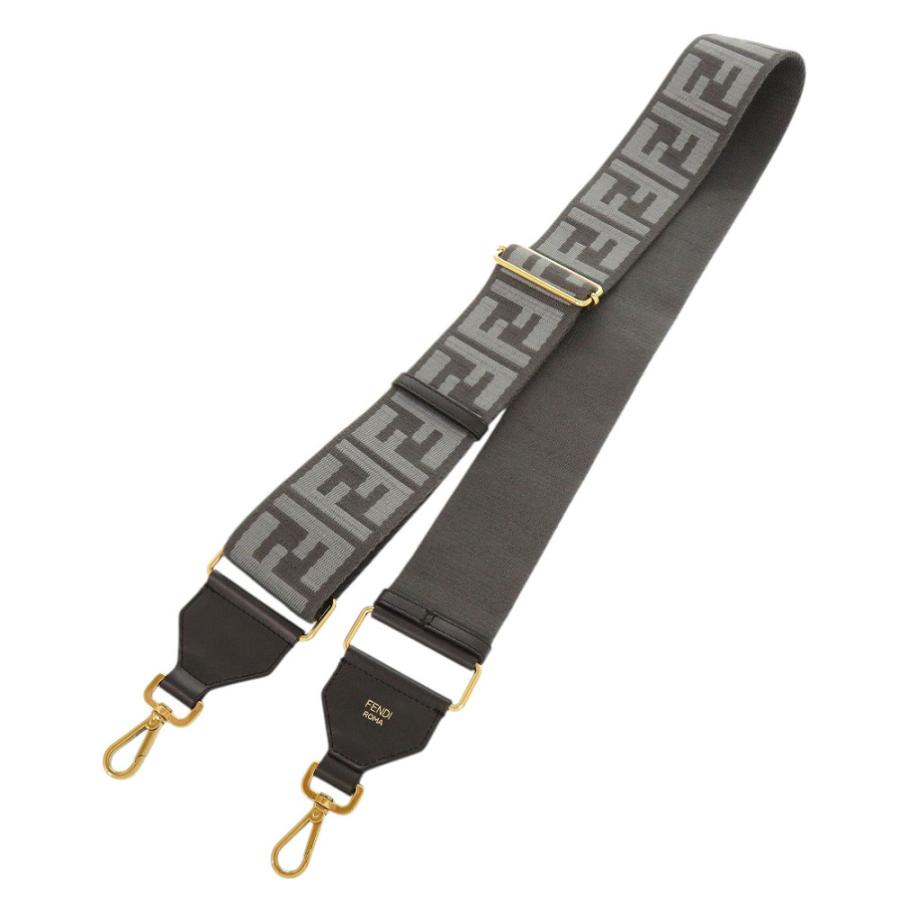 FENDI（フェンディ） 美品 ストラップユー ズッカ柄 キャンバス レザー