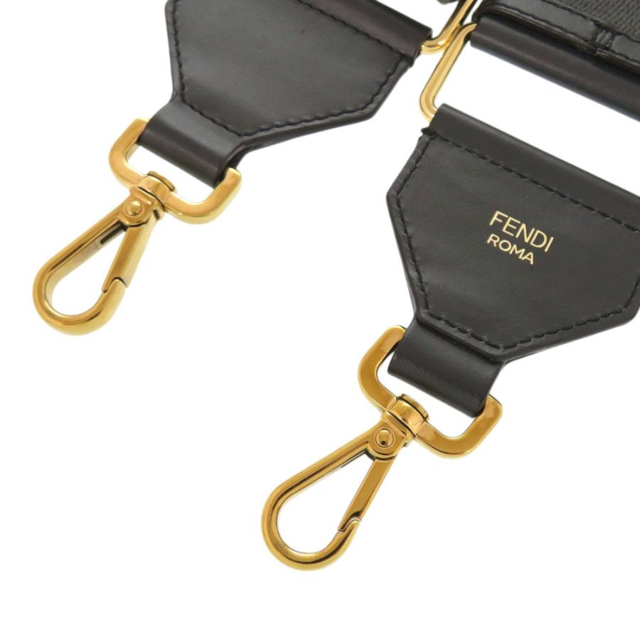 FENDI（フェンディ） 美品 ストラップユー ズッカ柄 キャンバス レザー