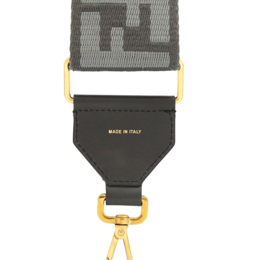 FENDI（フェンディ） 美品 ストラップユー ズッカ柄 キャンバス レザー