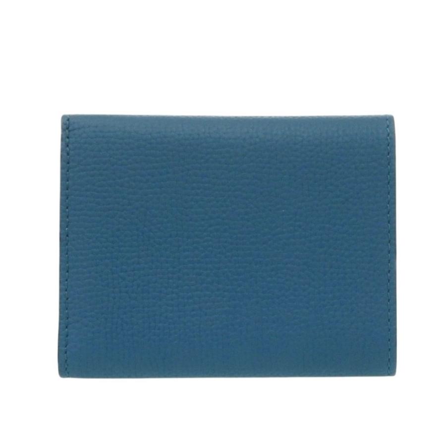 LOEWE（ロエベ） 美品 アナグラム トライフォールド ウォレット レザー