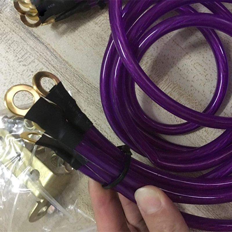 最大77%OFFクーポン最大77%OFFクーポンエンジン アーシング ワイヤー キット (パープル) オイル、バッテリーメンテナンス用品 エンジン アーシング ワイヤー キット (パープル)