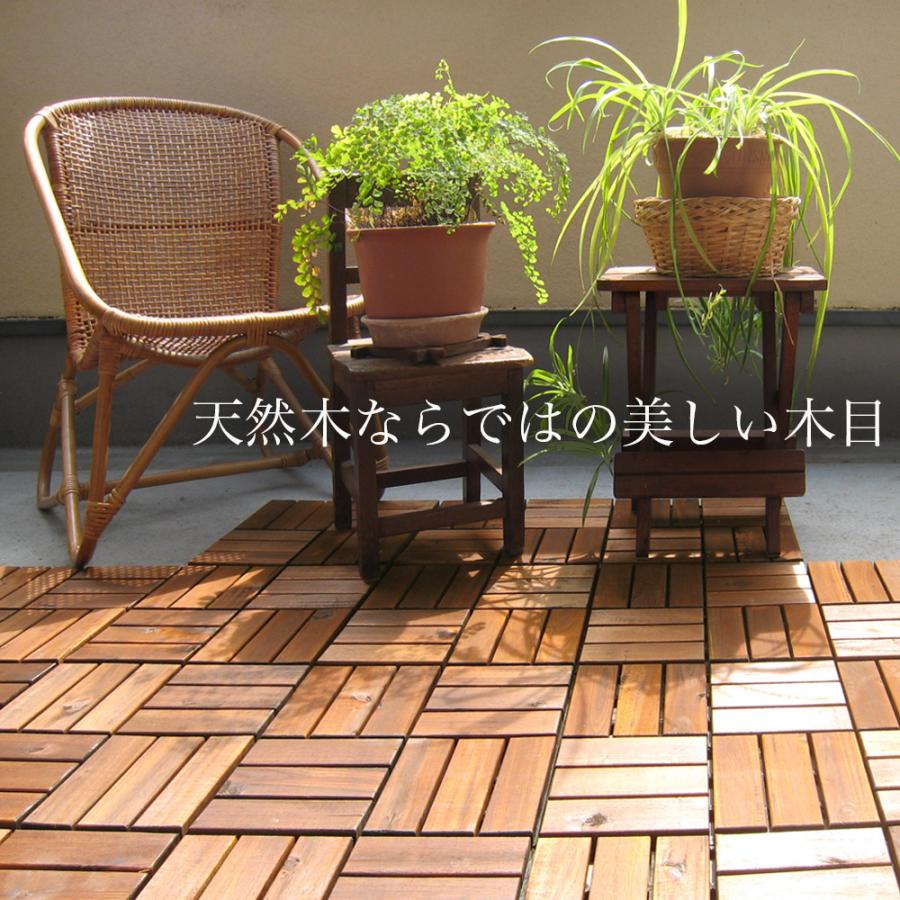 ウッドデッキ パネル 10枚セット 天然木 アカシア ジョイント ウッドタイル プロテック Apnjwd 3012ns ライフバリュー 通販 Yahoo ショッピング