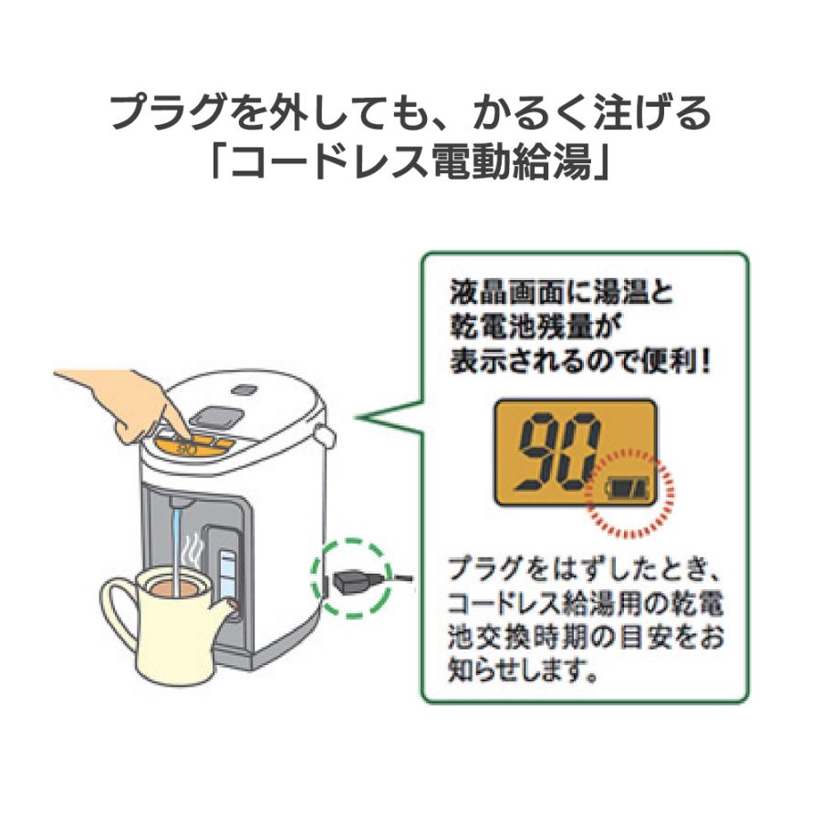 優湯生 象印 電動ポット マイコン沸とう VE 電気まほうびん 2.2L 3.0L