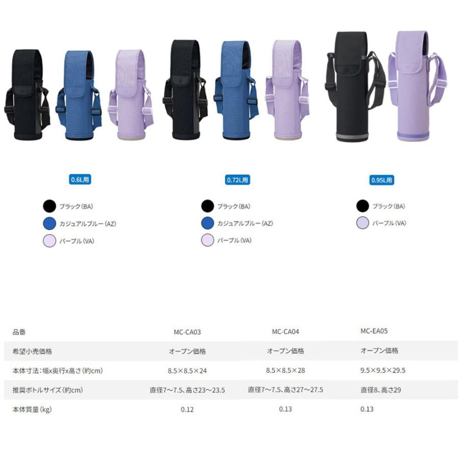 象印 ZOJIRUSHI 水筒カバー ステンレスボトルカバー ネームタグ付き MC-CA03／MC-CA04／MC-EA05 ポイント消化 | 象印 | 12