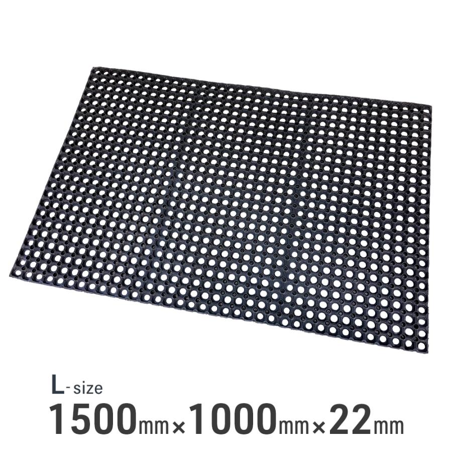 有孔 ゴムマット 150cm 100cm 2 2cm L ラバーマット 安全マット 転倒防止 穴あき プロテック Phr L1510 ライフバリュー 通販 Yahoo ショッピング