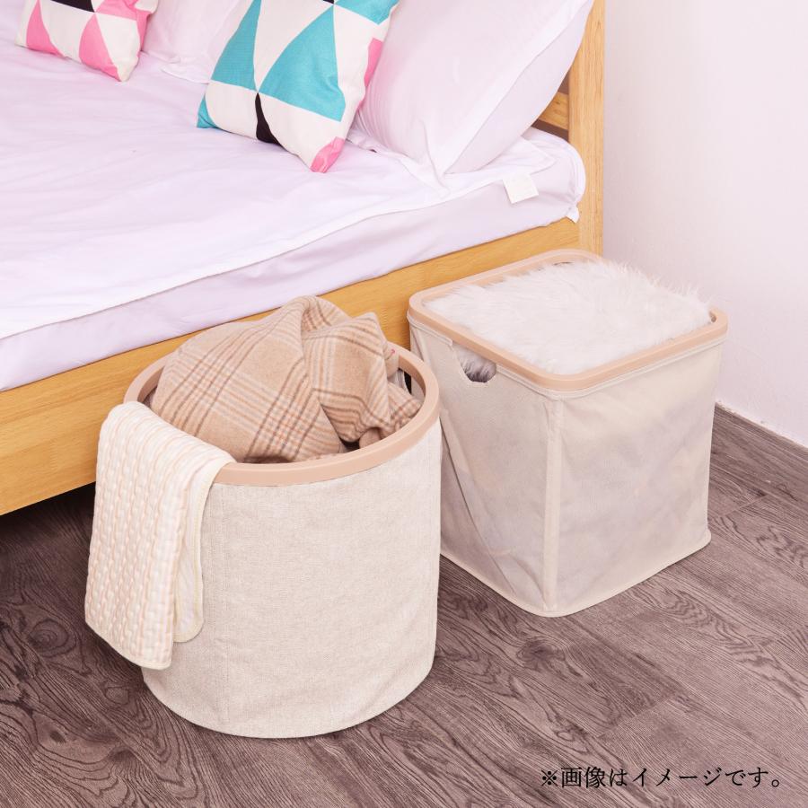 折りたたみ式 ツイストボックス 角型・丸型 収納ボックス ランドリー