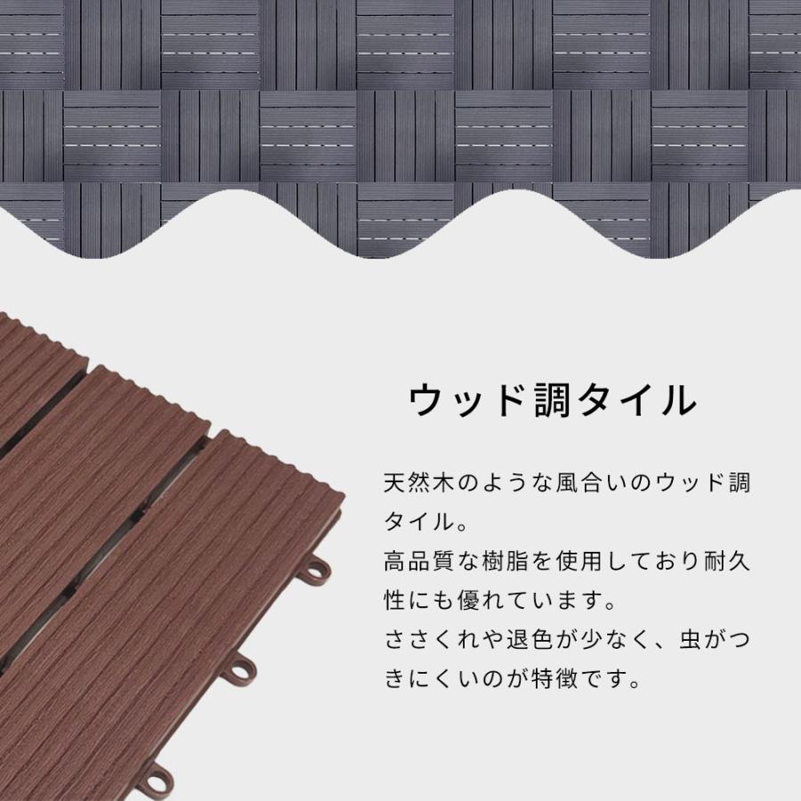 【美品】ウッドデッキ パネル 30枚セット 木製 ジョイント ウッドタイル ウッドデッキ パネル 10枚セット 天然 アカシア 木製 ジョイント