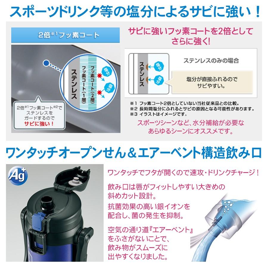 象印 Zojirushi ステンレスクールボトル Tuff 60ml 大容量 ネイビー ライムブラック ピンクブラック 水筒 Sd Sd ライフバリュー 通販 Yahoo ショッピング
