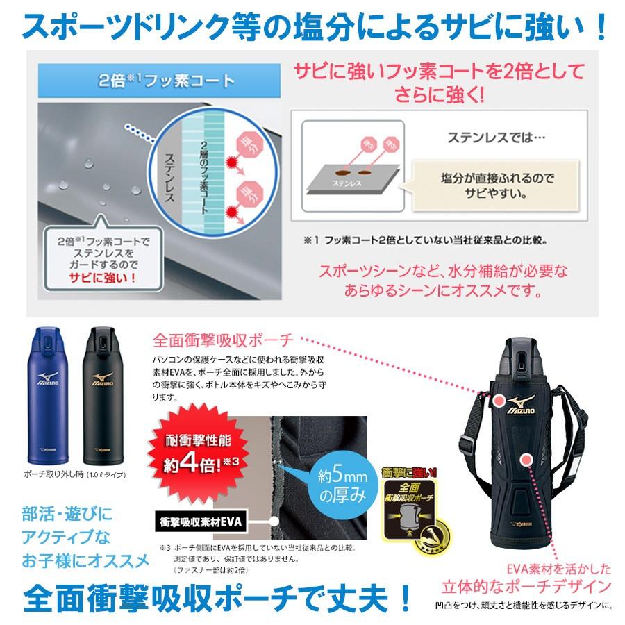 象印 Zojirushi ステンレスクールボトル Tuff ミズノ Mizuno モデル 1000ml ブルー ブラック 水筒 Sd Fx10 Sd Fx10 ライフバリュー 通販 Yahoo ショッピング