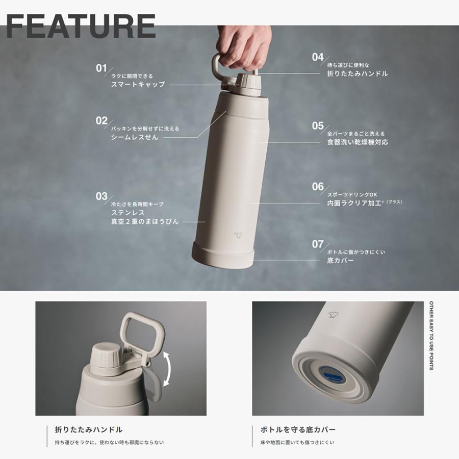 象印（ZOJIRUSHI） ZOJIRUSHIステンレスクールボトル 保冷専用 600ml