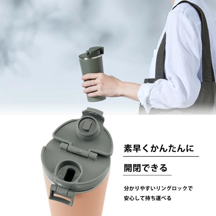 TUFF 象印 ZOJIRUSHI キャリータンブラー フリップオープンタイプ
