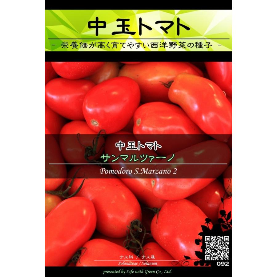 西洋野菜種子 中玉トマト サンマルツァーノ 3袋 送料無料 Life With Green 3 Life With Green Yahoo 店 通販 Yahoo ショッピング