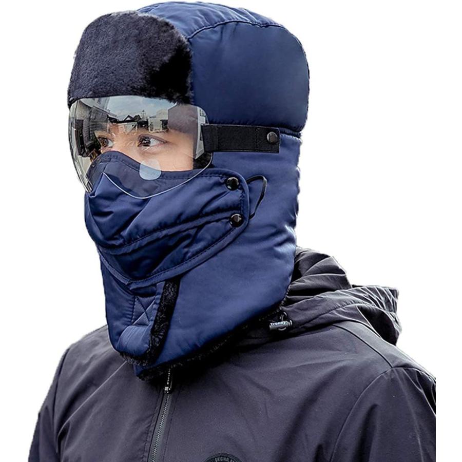 訳あり パイロットキャップ 暖かい 帽子 防護ゴーグル 飛行帽 かっこいい 冬用 秋冬 防寒 おしゃれ 防寒帽子 ロシア 登山 スキー アウトドア活動