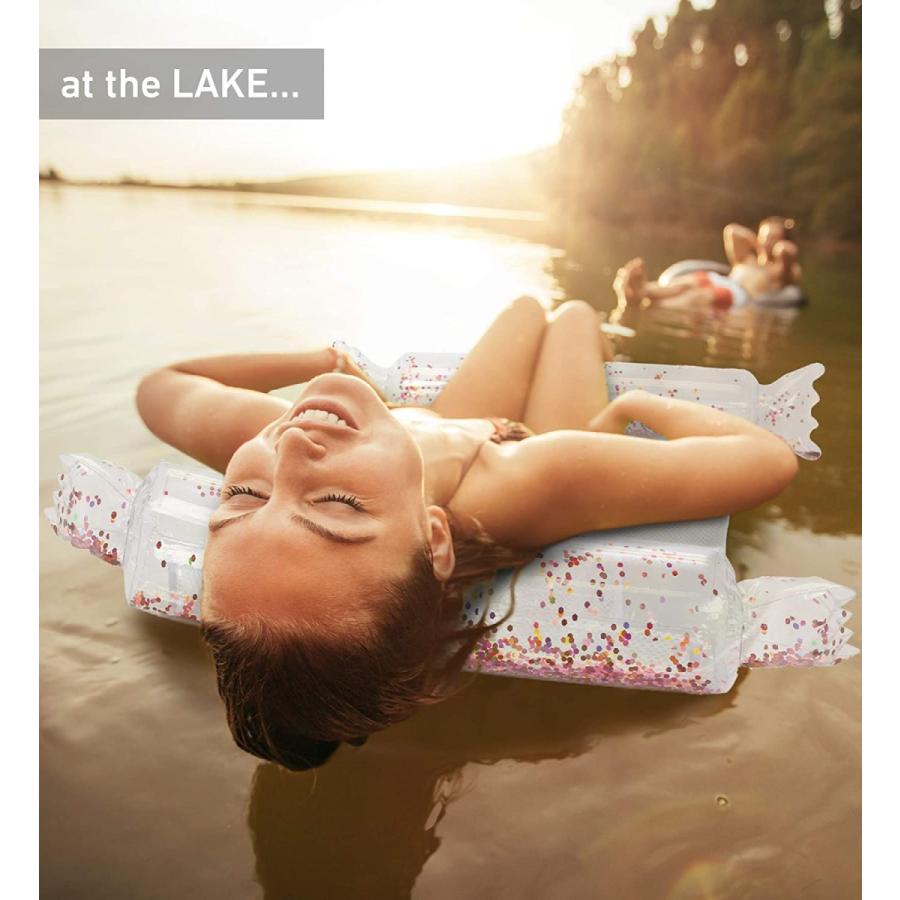 くらしを楽しむアイテム Cota ラウンジ ハンモック 多目的 1 In 3 ウォーターラウンジャー インフレータブル 浮き輪 紙吹雪 キャンディグリッター Global その他おもちゃ Www Familibase Ie