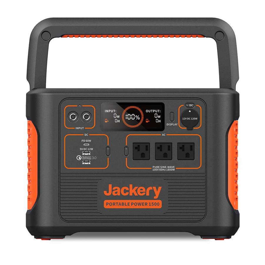 防災 非常時に Jackery ポータブル電源 1500 PTB152 超大容量1534Wh