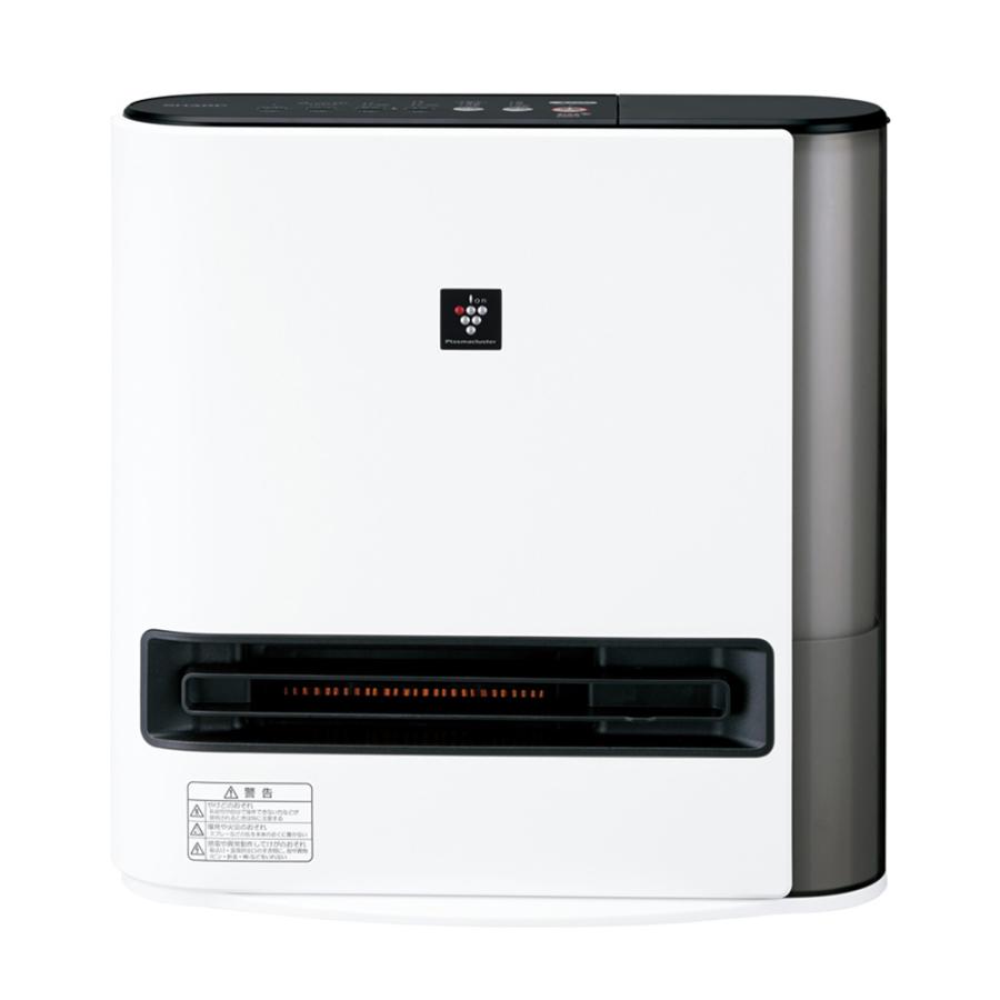 シャープ 加湿セラミックファンヒーター HX-RK12-W　プラズマクラスター HX-RK12 | プラズマクラスター電気暖房機：シャープ