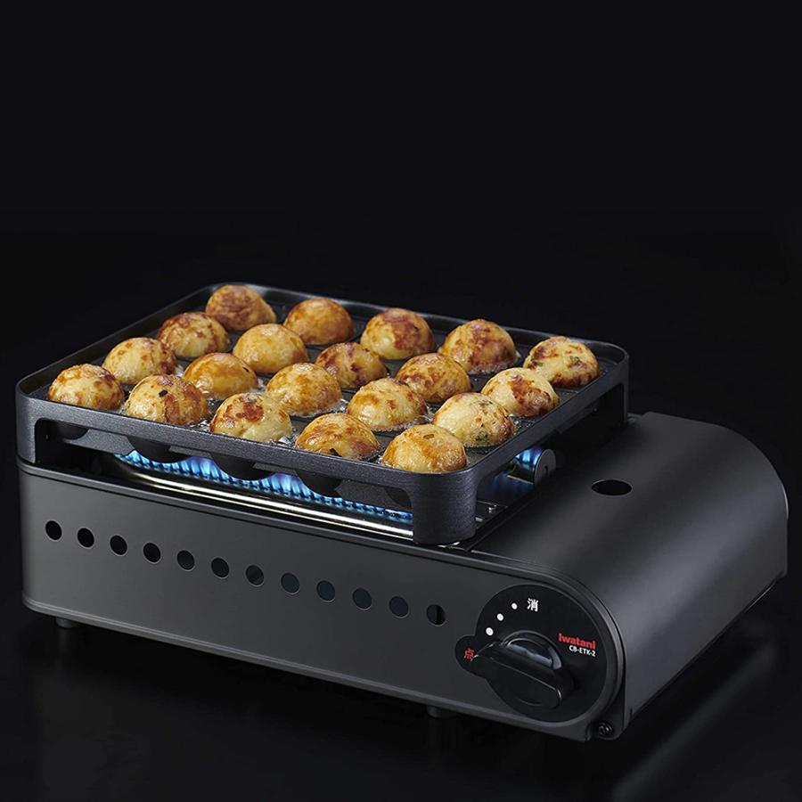 Iwatani たこ焼き器 カセットガス 炎たこ2 CB-ETK-2 マット Iwatani たこ焼き器 カセットガス 炎たこ2 CB-ETK-2 マット