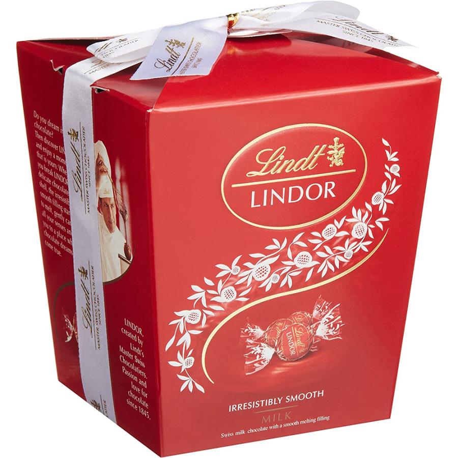 LINDOR チョコレート リンツ Lindt リンドール ミルクボックス 72g (6P