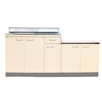 公団型流し台 1700×550 アイボリー色 Oシリーズ 間口1700mm 高さ 公団型流し台 1700×550 アイボリー色 Oシリーズ 間口1700mm 高さ