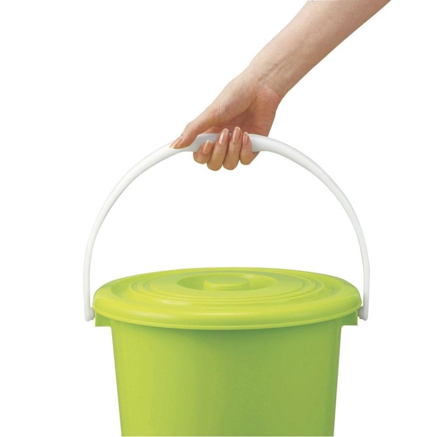 TONBO（新輝合成） トンボ NSカラーバケツ 13型 ピンク（フタ別売り