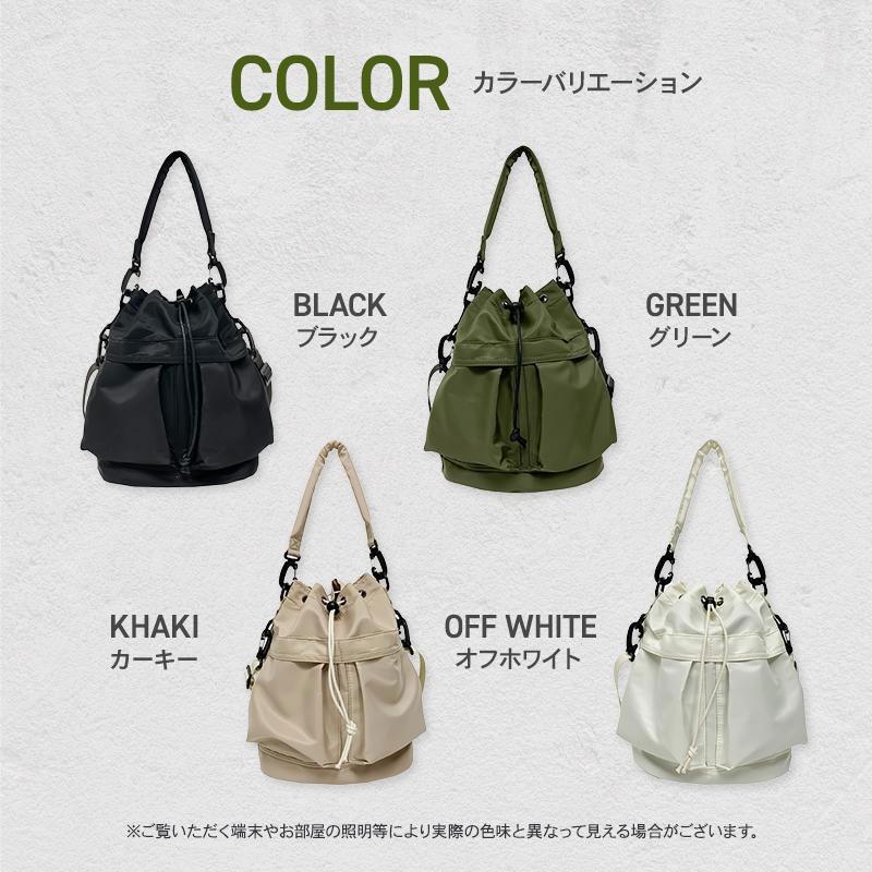 ショルダーバッグ ハンドバッグ レディース 斜め掛け 巾着 ポケット