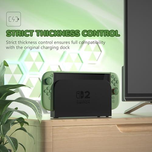 互換品】抹茶グリーン Nintendo Switch 2（2025）対応ハードカバー