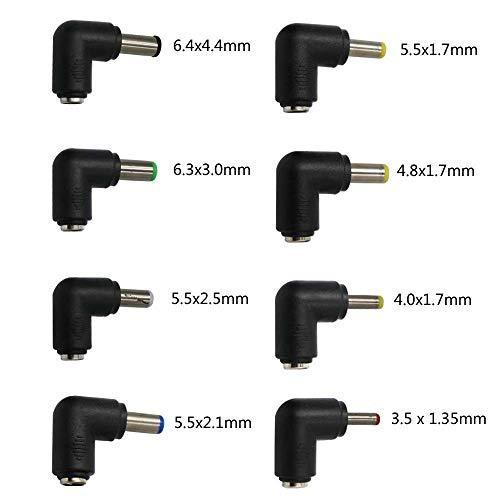 Charyza HD07 USB電源コードDCプラグケーブル、変換プラグ5.5x2.1mm（6.4x4.4mm、6.3x3.0mm、5.5x2.5mm｜lifeangel｜02