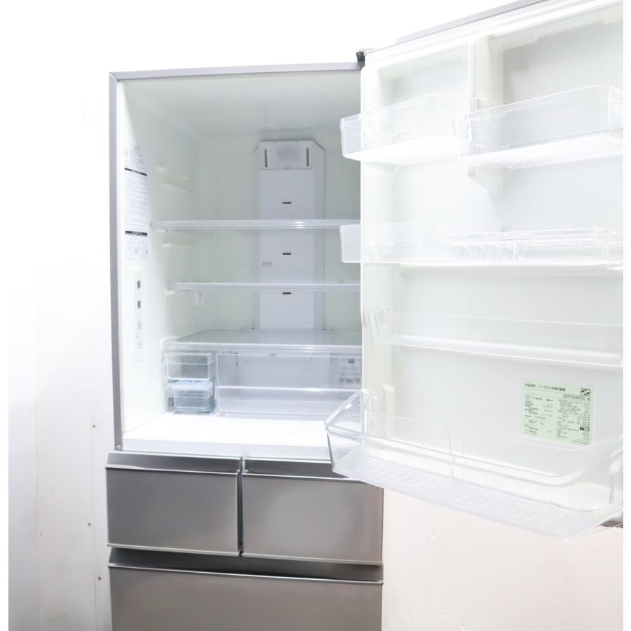 アクア AQUA 冷凍冷蔵庫 AQR-SD42F-S 415L 2人暮らし 3人暮らし 4人暮らし以上 400L以上 R60047｜lifeassist-2020｜02