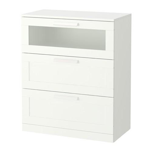 IKEA イケア BRIMNES ブリムネス チェスト 引き出し×3 ホワイト イケア（IKEA） BRIMNES ブリムネス チェスト（引き出し×3）, ホワイト
