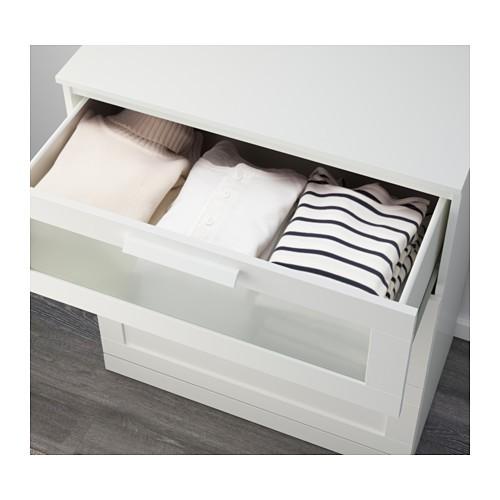 イケア（IKEA） BRIMNES ブリムネス チェスト（引き出し×3）, ホワイト