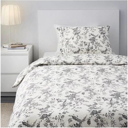 Ikea イケア Alvine Kvist アルヴィーネ クヴィスト 掛け布団カバー 枕カバー ホワイト グレー サイズ150x0 50x60 Cm 1725 Lifebox Yafooshop 通販 Yahoo ショッピング