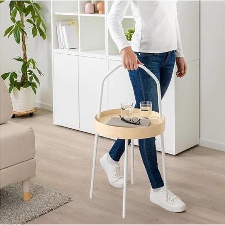 IKEA イケア BURVIK ブールヴィーク サイドテーブル, ホワイト サイズ 38 cm｜lifebox-yafooshop｜03