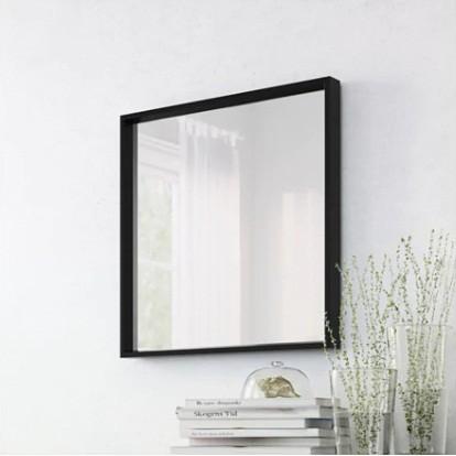 イケア（IKEA） NISSEDAL ニッセダール ミラー, ブラック リビング