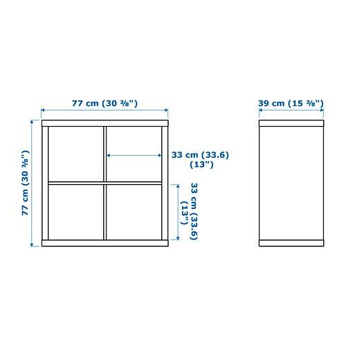 イケア（IKEA） KALLAX カラックス シェルフユニット, ホワイト 本棚