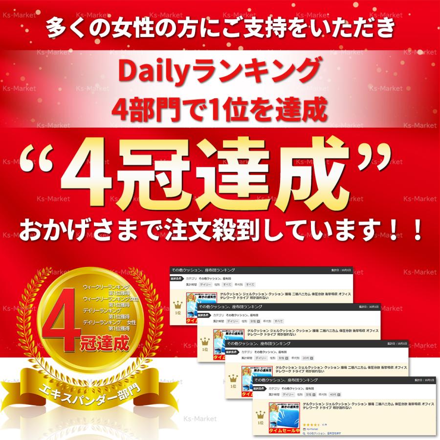 21年激安 ゲルクッション ジェルクッション クッション 腰痛 二層ハニカム 体圧分散 衝撃吸収 オフィス テレワーク ドライブ 卵が割れない Wantannas Go Id