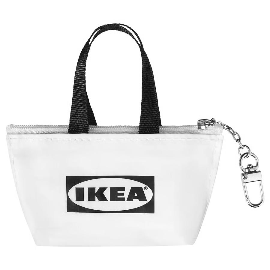 イケア（IKEA） ミニIKEAロゴバッグ KNOLIG クノーリグ 1袋 ファスナー