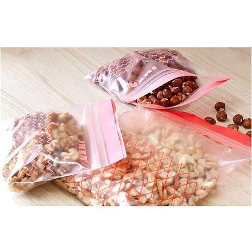 イケア（IKEA） フリーザーバッグ ISTAD イースタード レッド1Lx5枚