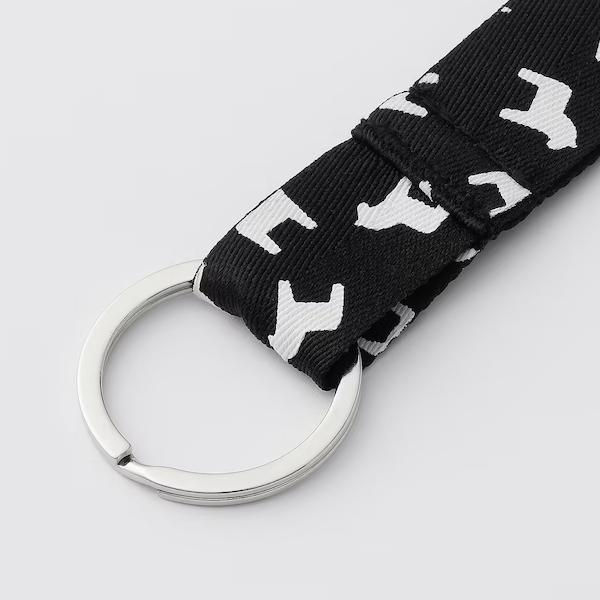 イケア（IKEA） ネックストラップ HASTHAGE ヘスターゲ 黒 ブラック