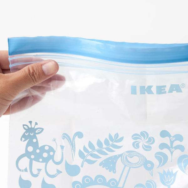 イケア IKEA フリーザーバッグ KLARBULT クラーブルト オレンジ