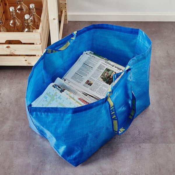 イケア（IKEA） ブルーバッグ Lサイズ FRAKTA フラクタ 1袋 キャリー