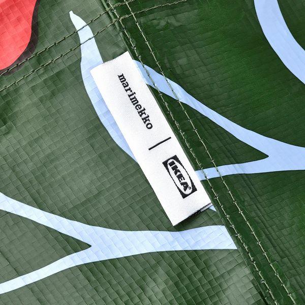 イケア（IKEA） キャリーバッグ Lサイズ BASTUA バストゥア 1袋 リーフ