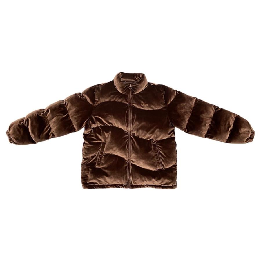 XL Dime VELVET QUILTED PUFFER ダウン ベージュ Dime（ダイム） ダウンジャケット ベルベット キルテッド パファー XL
