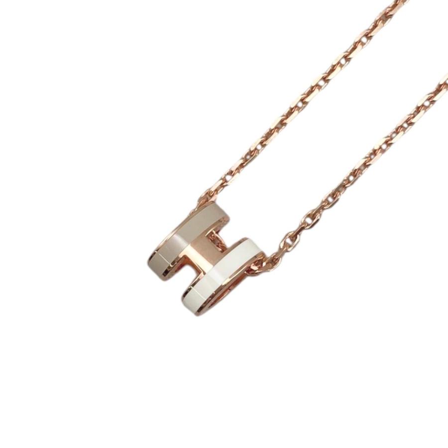 HERMES（エルメス） ネックレス ミニポップH アッシュ ロカバール