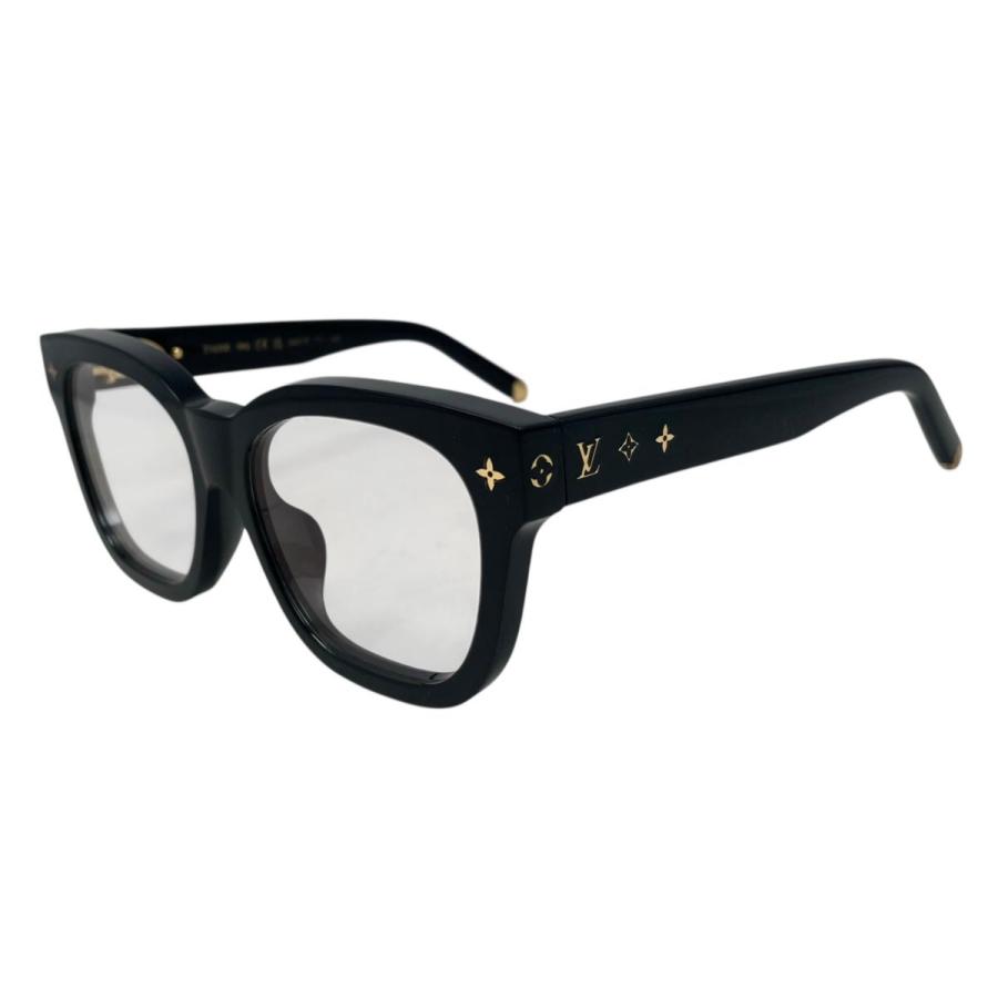 【美品】ルイヴィトン【LOUIS VUITTON】Z2053E サングラス サイクロン S モノグラムフラワー ラインストーン ストラス スクエアシェイプ アイウエア 眼鏡 メガネ LV CYCLONE SUNGLASSES【Aランク】【中古】 LOUIS VUITTON - 【美品】ルイヴィトン【LOUIS VUITTON】Z2053E