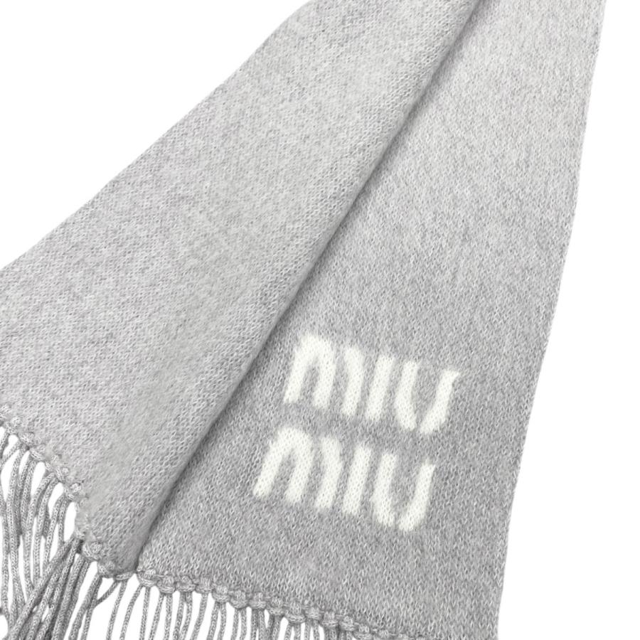 miu miu（ミュウミュウ） マフラー ウールxモヘア スカーフ