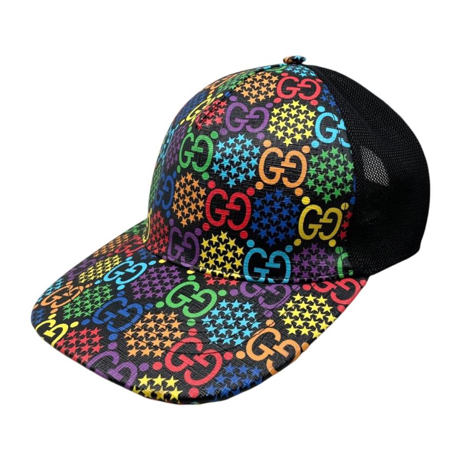 美品 GUUCI グッチ 601253 GGサイケデリック ベースボールキャップ GUCCI（グッチ） 帽子 GGサイケデリック ベースボールキャップ 601253